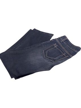 Serfontaine Woman’s Dark Denim Bootcut Maternity Jeans 27
